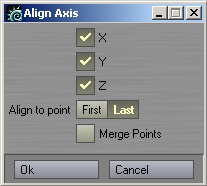 Align Axis interface